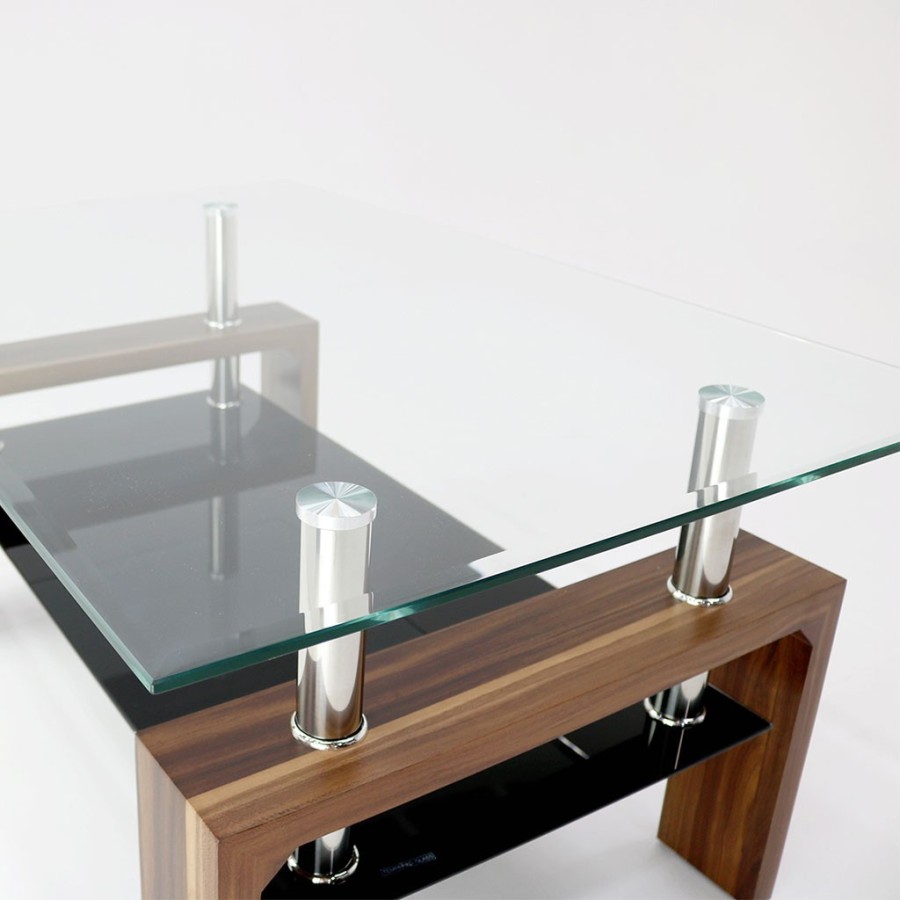 Mesa de Centro Rectangular de Vidrio Tokoa ME-7023 90x60x43 cm - imagen 4