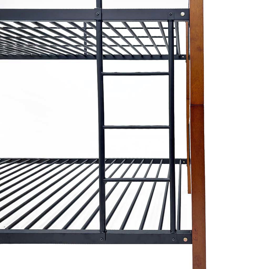 Camarote Indicvidual TOKOA 2 Niveles  Metal CA-1706 Negro - imagen 3