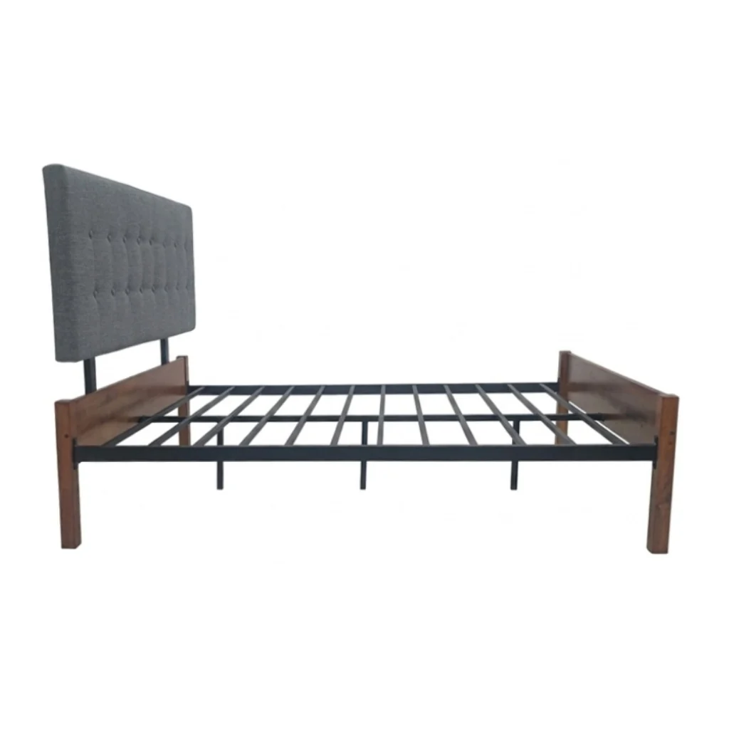 Cama Matrimonial Tokoa Respaldo de Tela CA-1707 - imagen 3