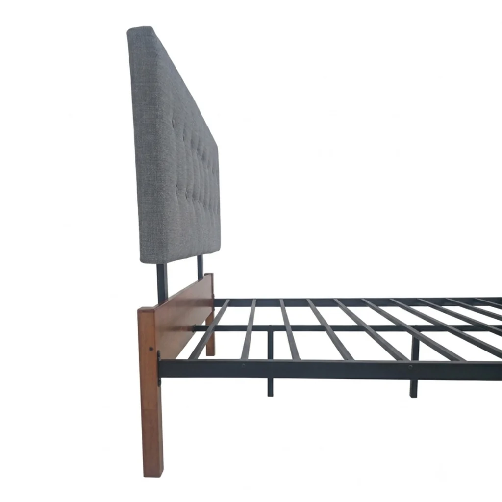 Cama Matrimonial Tokoa Respaldo de Tela CA-1707 - imagen 5
