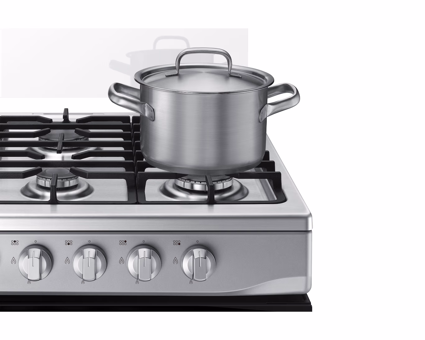Cocina a Gas Samsung 30" 6 Quemadores NX52D3000MV/AX Plateada - imagen 8