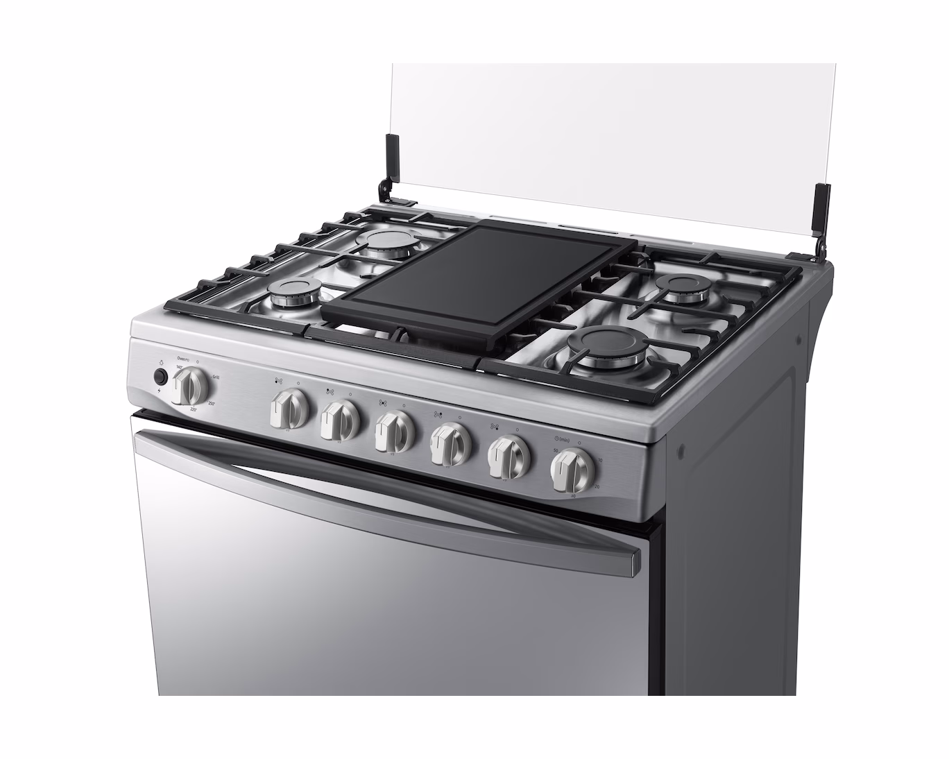 Cocina a Gas Samsung 30" 5 Quemadores Acero Inoxidable NX52T7522LS/AP - imagen 6