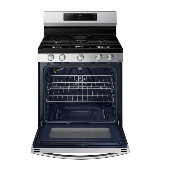 Cocina a Gas Samsung 30" 5 Quemadores Acero Inoxidable NX60B6515SS/AP Negro - imagen 4