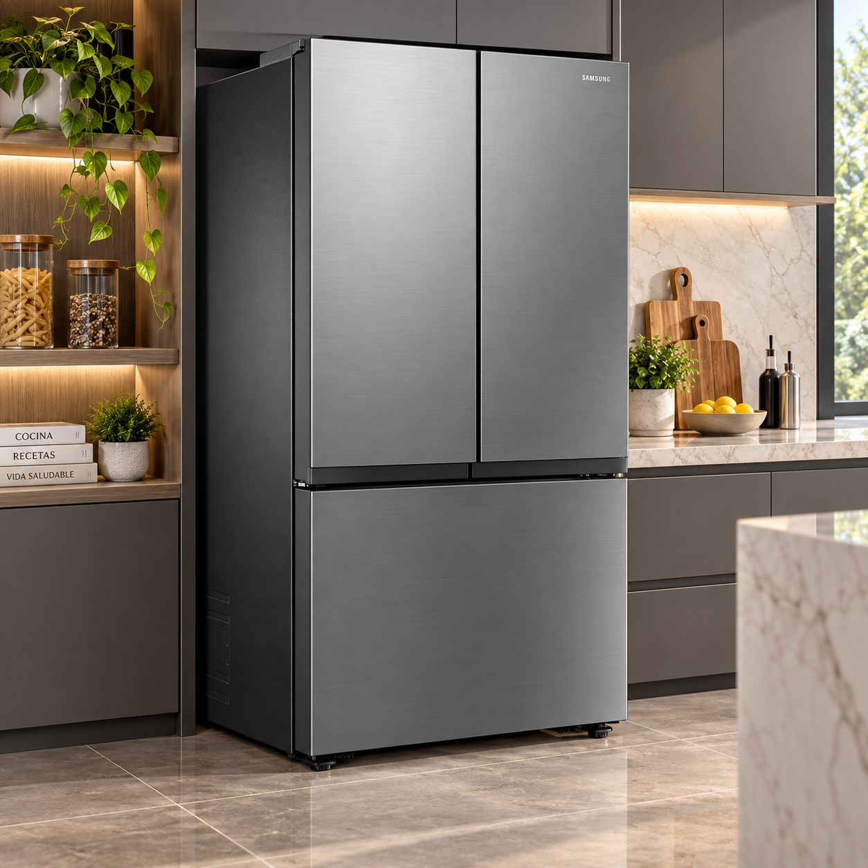 Refrigeradora Samsung French Door 31.5" pies cúbicos RF32CG5310S9AP - imagen 1