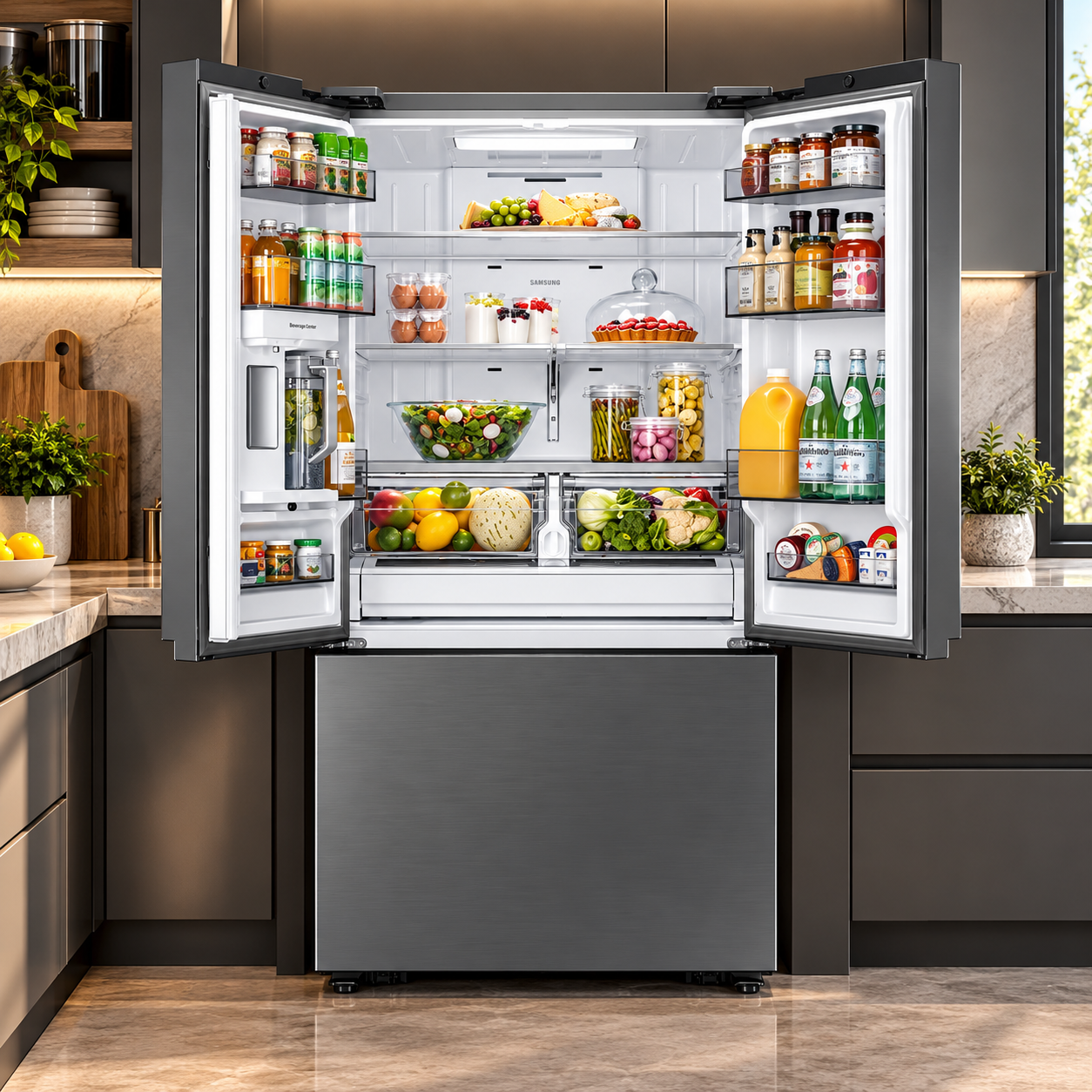 Refrigeradora Samsung French Door 31.5" pies cúbicos RF32CG5310S9AP - imagen 10