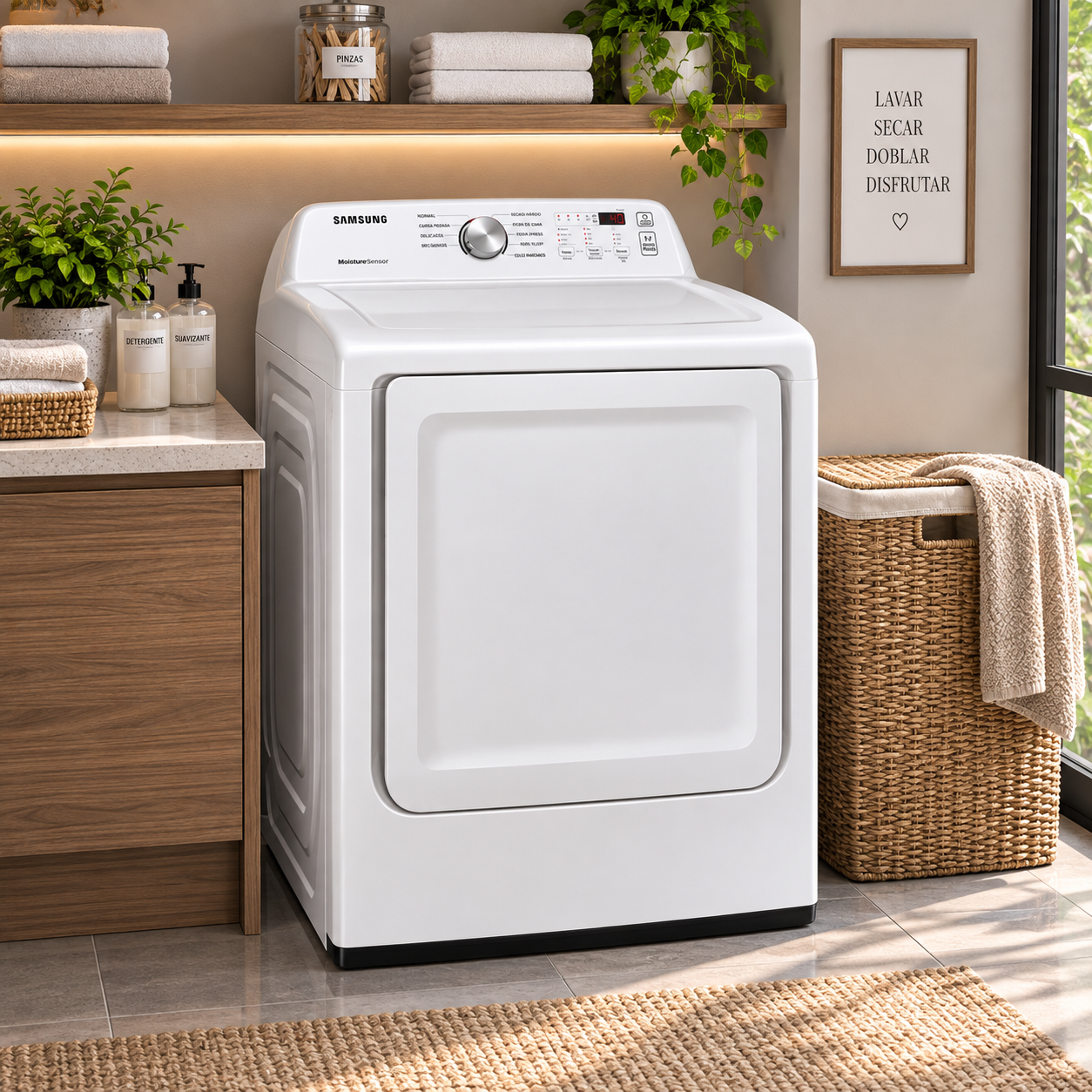Secadora a Gas Samsung Carga Frontal 20 kg DV20A3200PW/AP Blanco