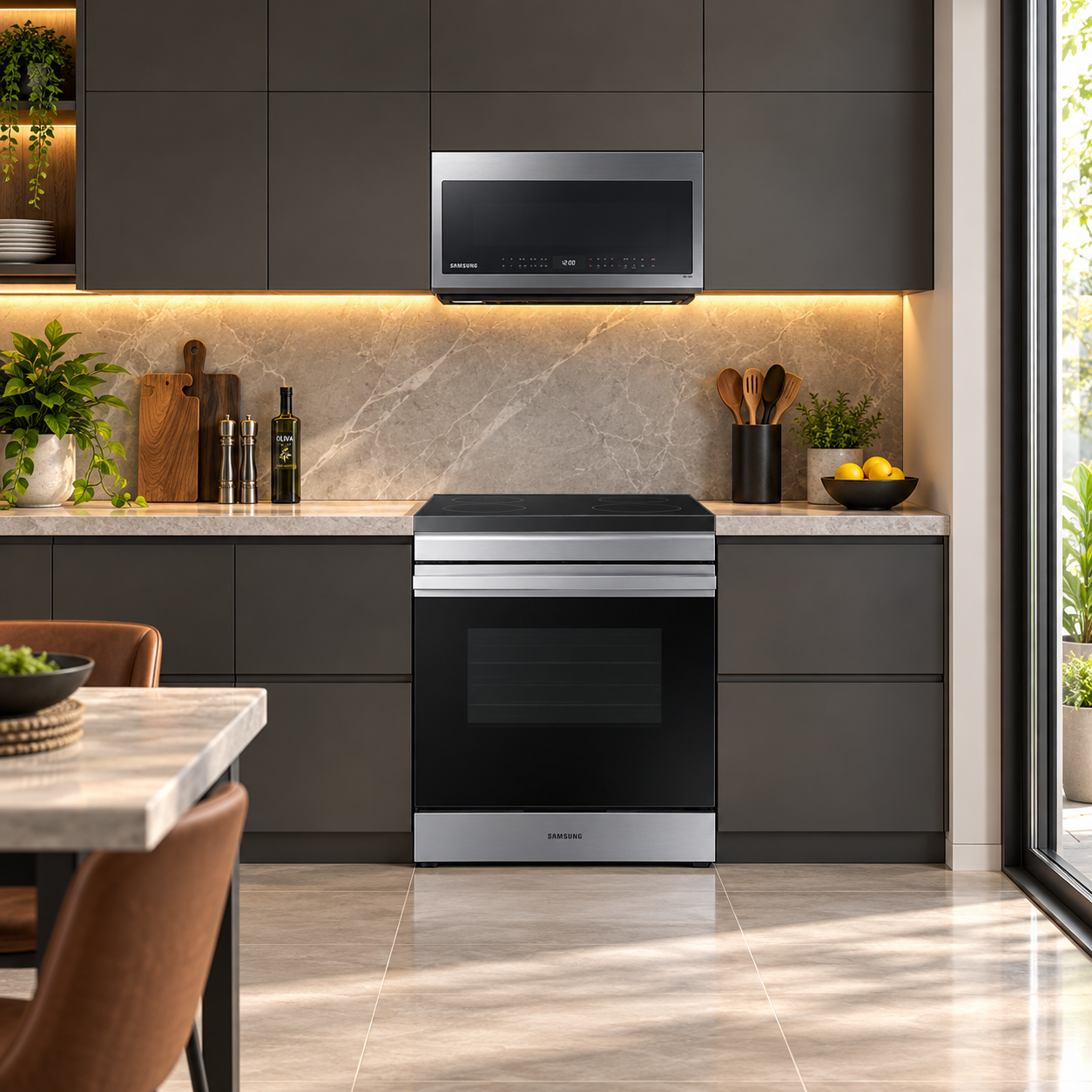 Horno Microondas Samsung con Extractor  2.1"" ME21DG6300SRAA - imagen 1