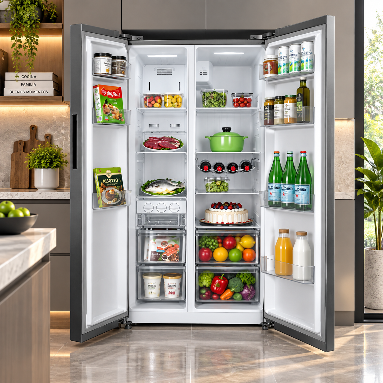 Refrigeradora Midea Side by Side Inverter 20 Pies MDRS710FGM46 - imagen 8