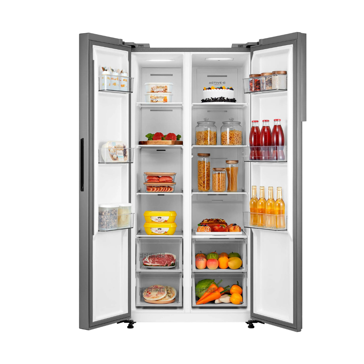 Refrigeradora Midea Side by Side Inverter Quattro 16 Pies MDRS619FGM46 - imagen 11