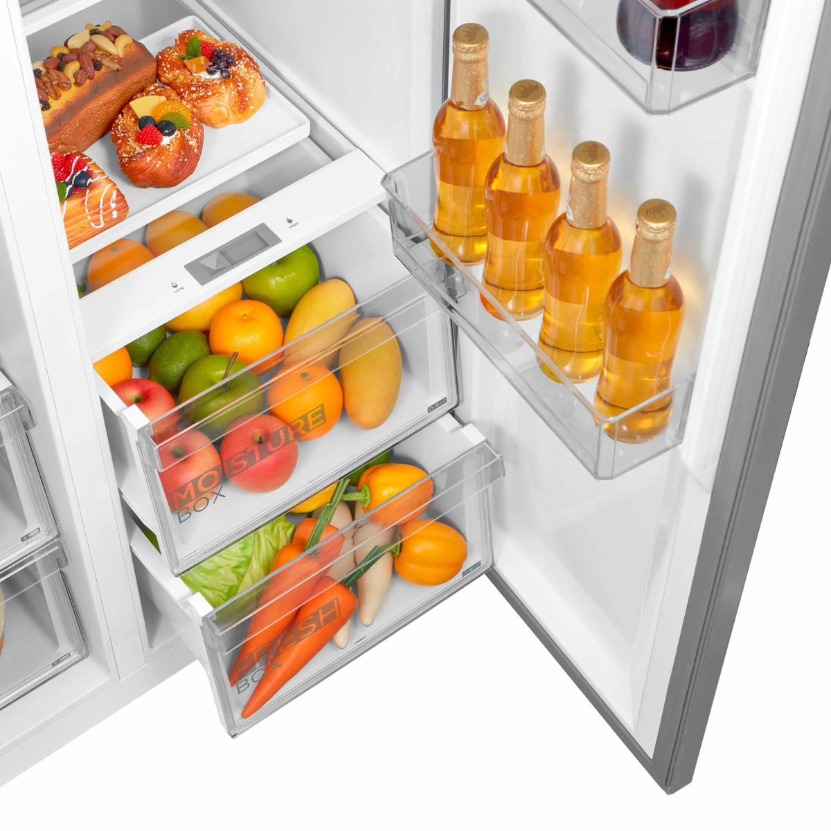 Refrigeradora Midea Side by Side Inverter Quattro 16 Pies MDRS619FGM46 - imagen 12
