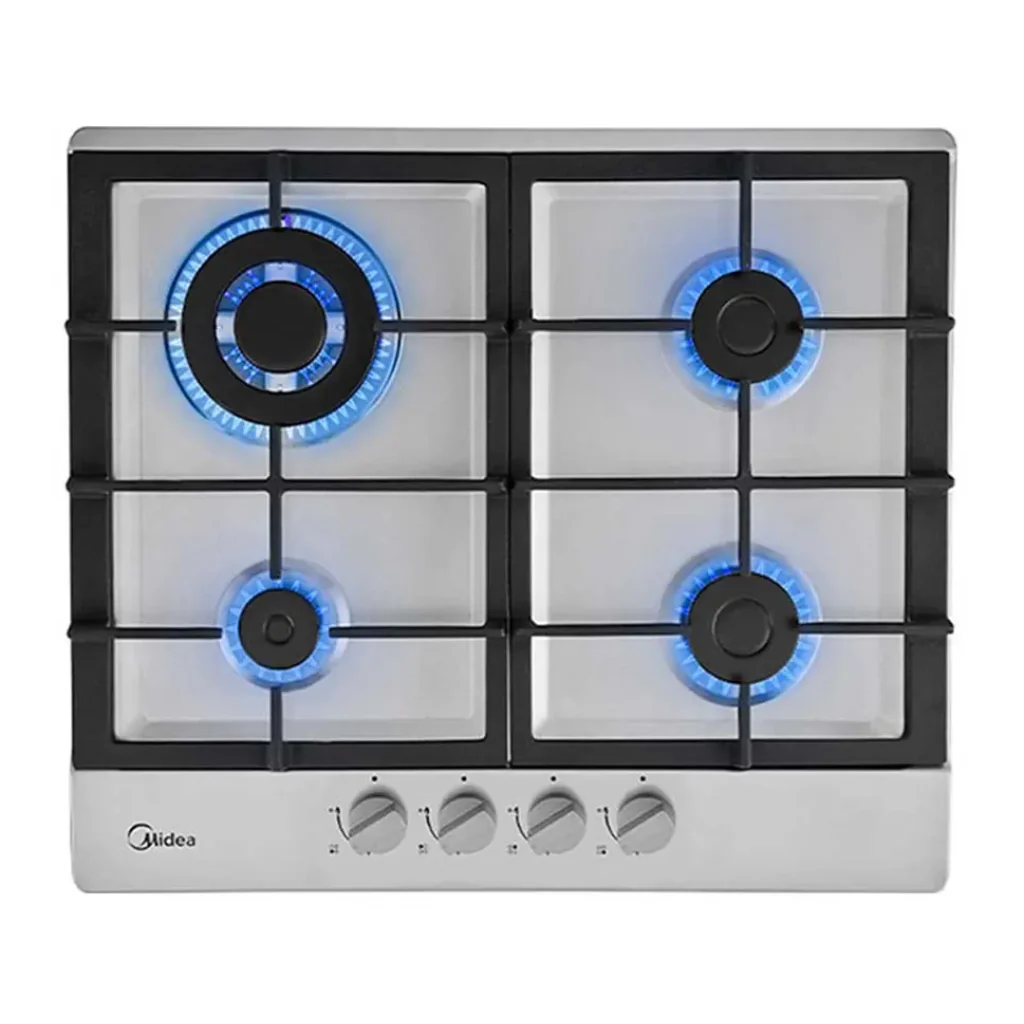 Plantilla de Gas Empotrable 24" Midea Acero Inoxidable MTGB24R3402GS - imagen 4