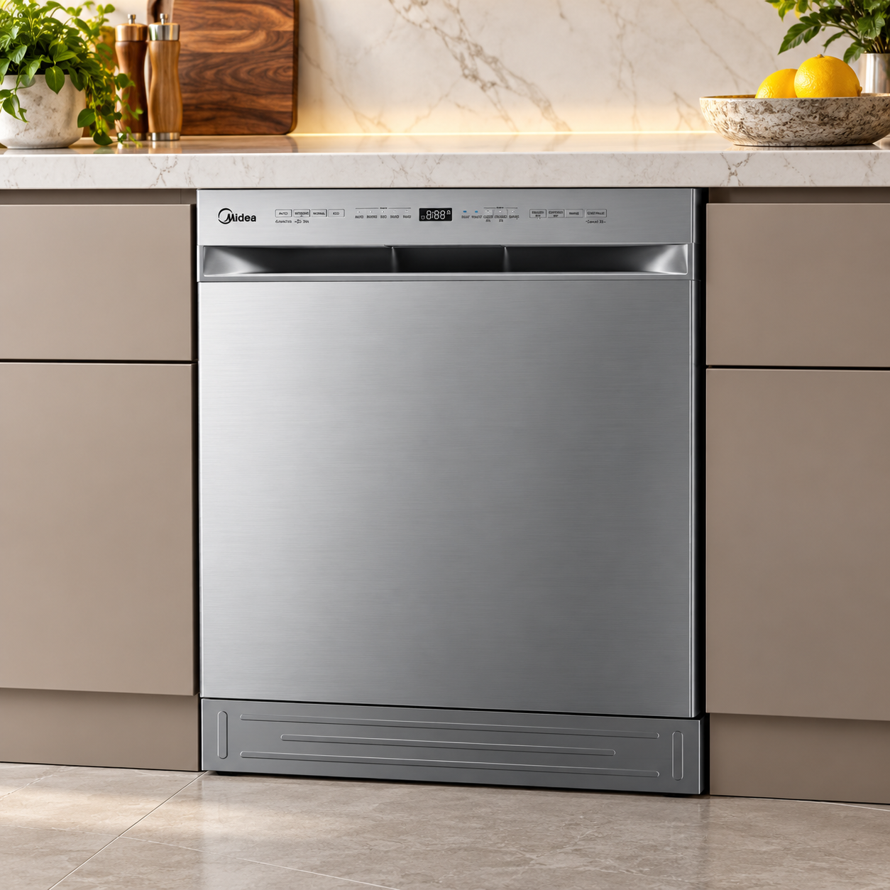 Lavavajillas Midea Empotrable Sense Wash MDWPS1401KSS - imagen 1