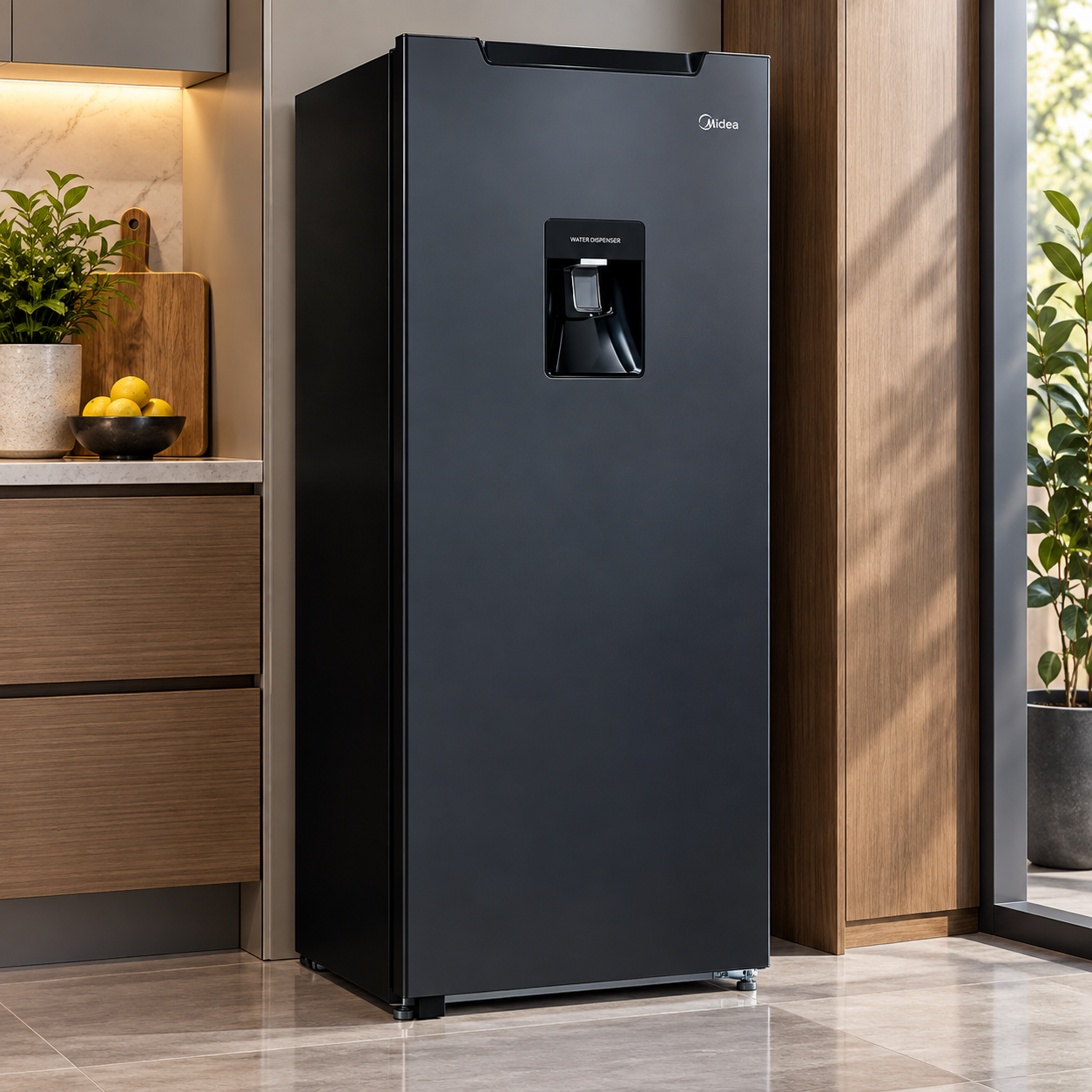 Refrigeradora Midea 7 Pies con Escarcha Una Puerta MRD190CCDLSW Negro - imagen 1