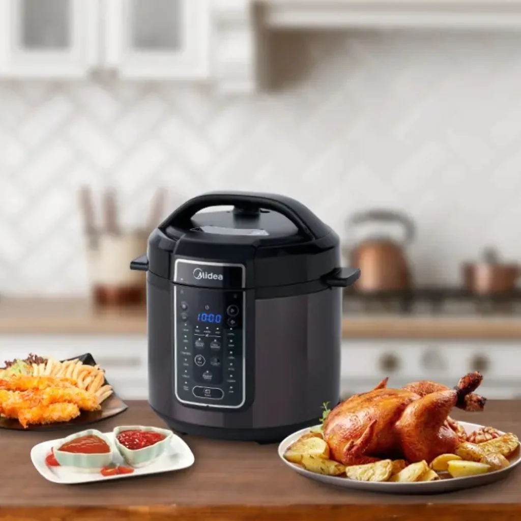 Olla de Presión Eléctrica Midea Multifuncional 6L MPC6B2EBSS - imagen 1