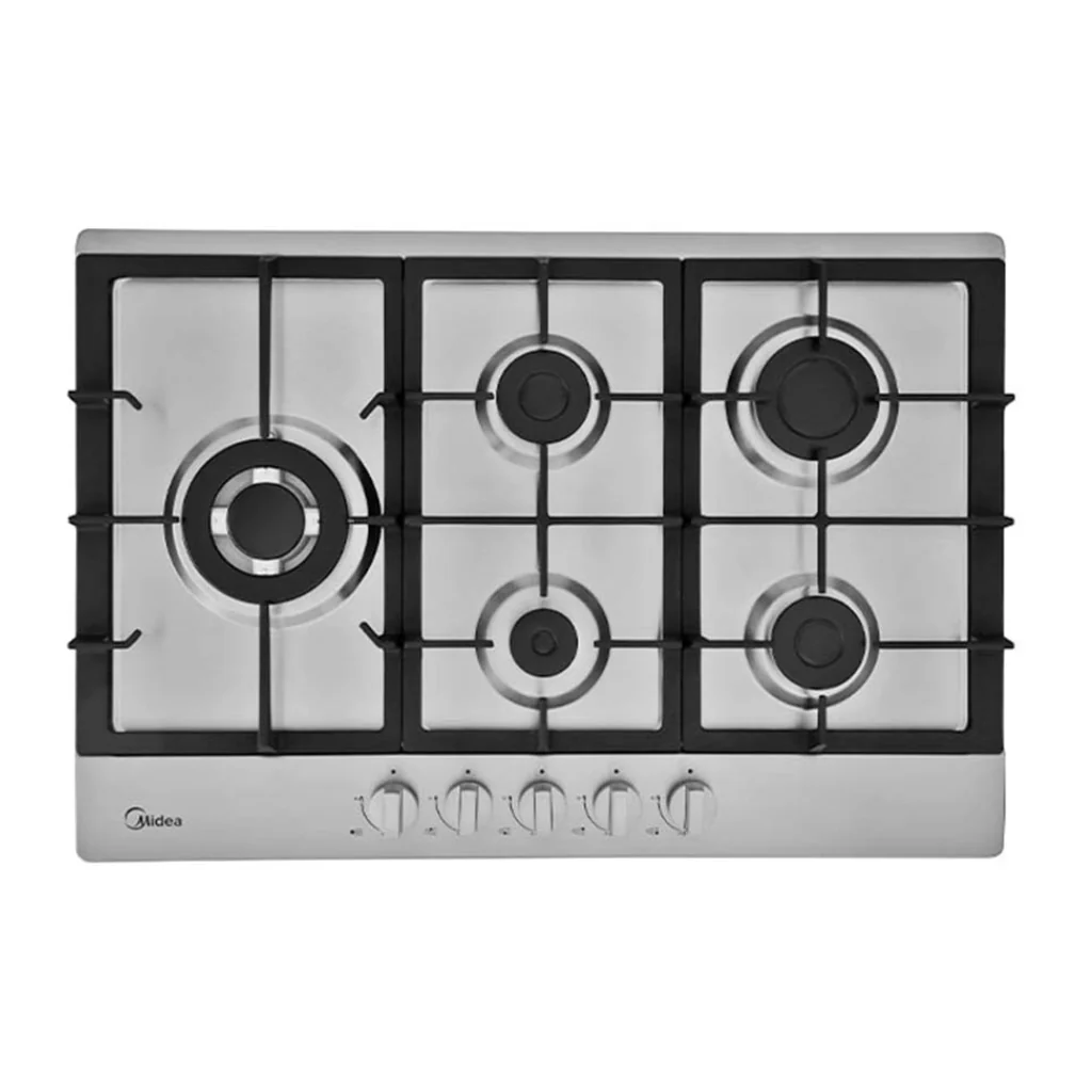 Plantilla a Gas Midea 30" 5 Quemadores MTGB30TL3402GS Acero Inoxidable - imagen 2