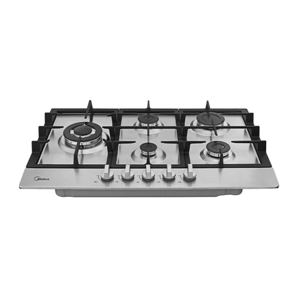 Plantilla a Gas Midea 30" 5 Quemadores MTGB30TL3402GS Acero Inoxidable - imagen 3