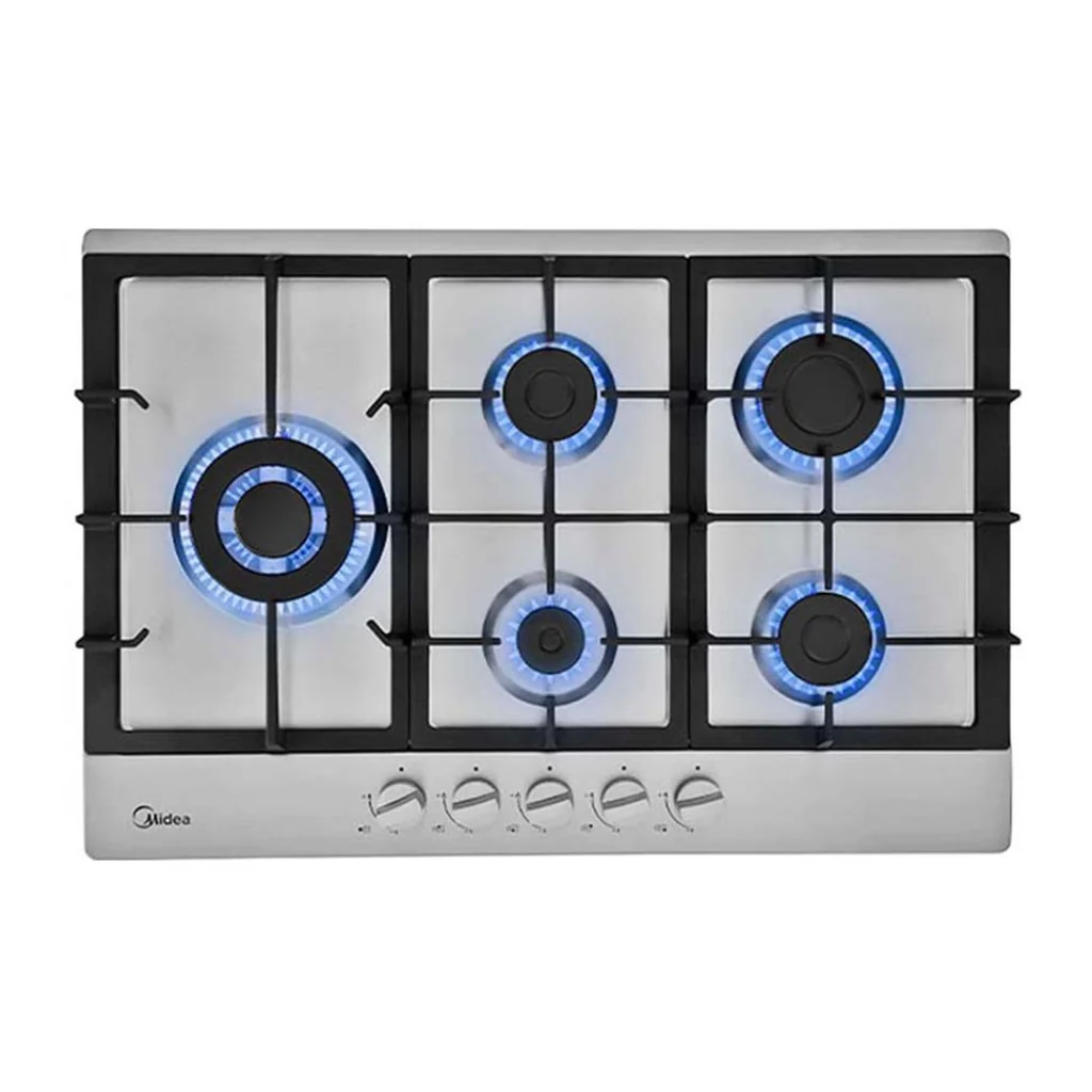 Plantilla a Gas Midea 30" 5 Quemadores MTGB30TL3402GS Acero Inoxidable - imagen 4