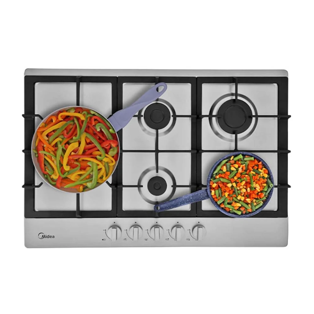 Plantilla a Gas Midea 30" 5 Quemadores MTGB30TL3402GS Acero Inoxidable - imagen 5