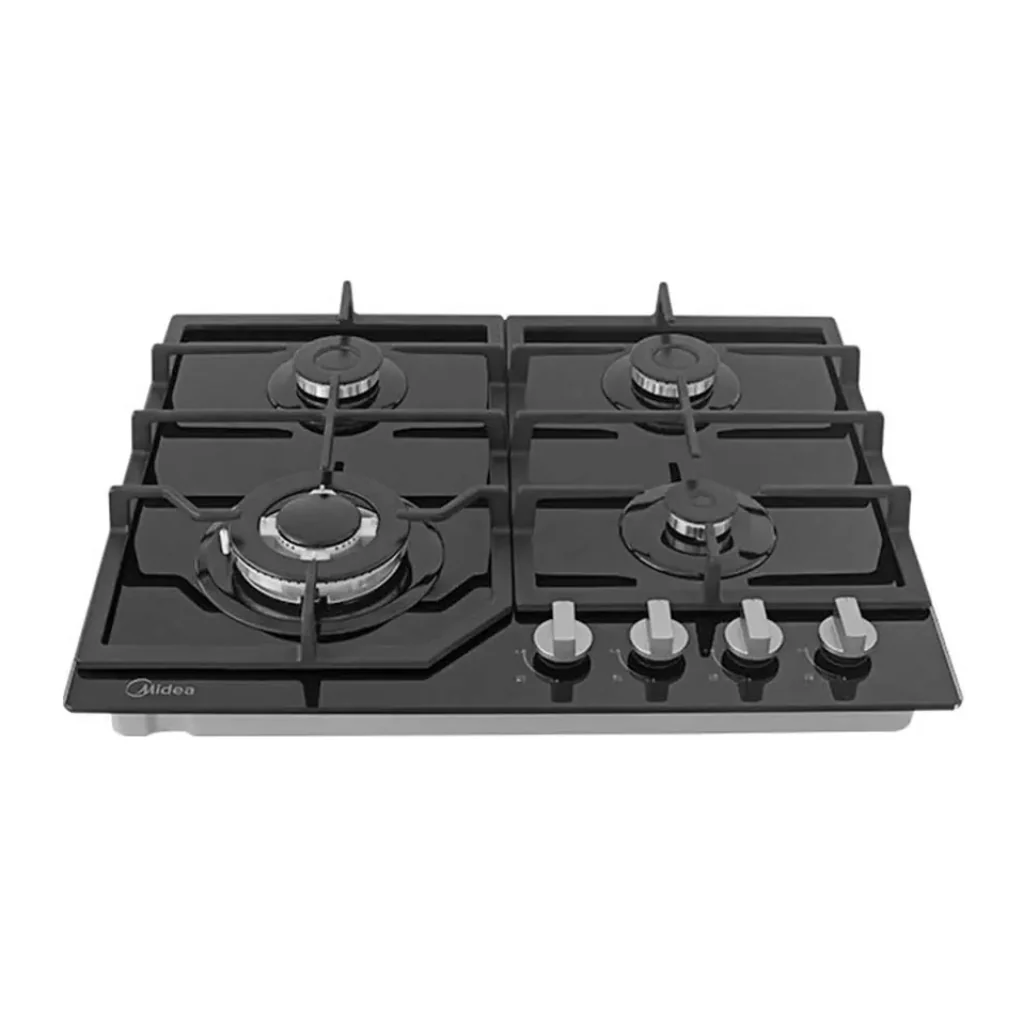 Plantilla a Gas Midea 24" 4 Quemadores MTGB24R3402GG  Negro - imagen 2
