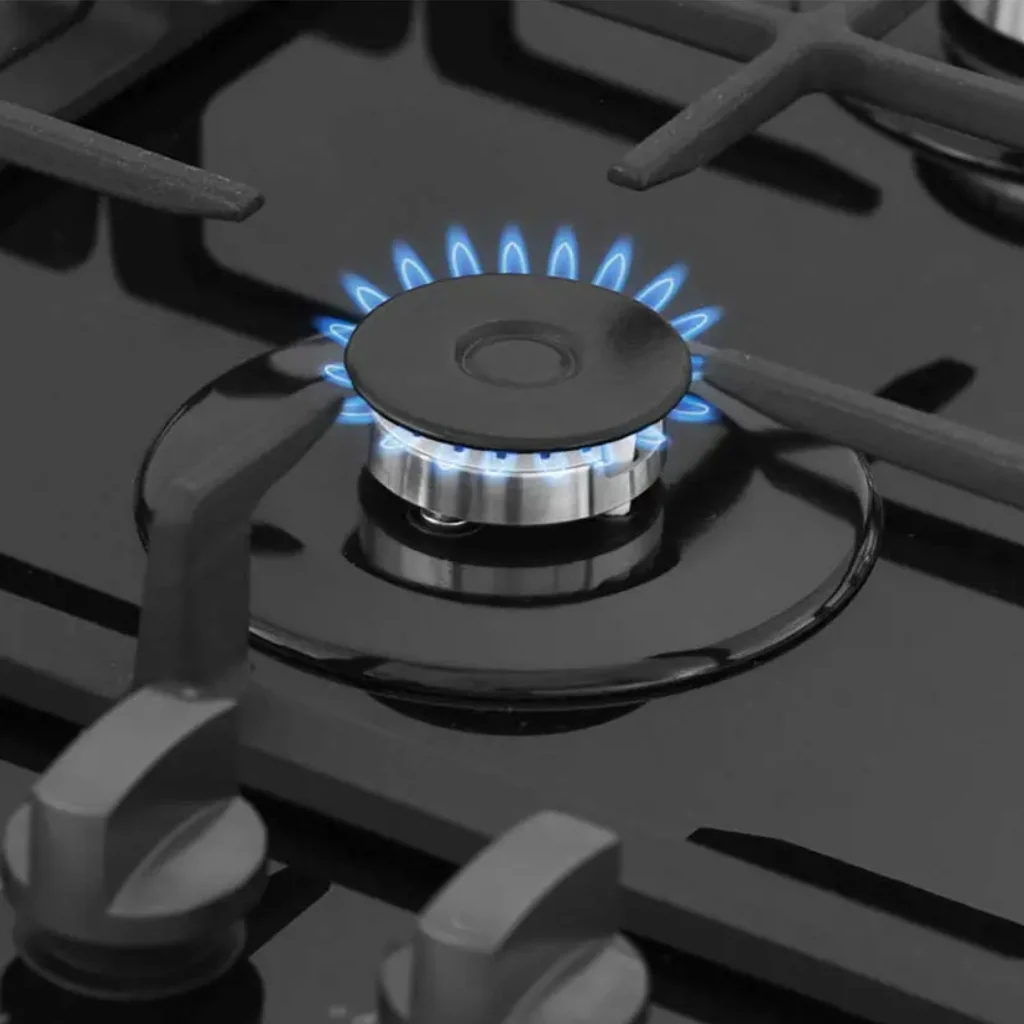 Plantilla a Gas Midea 24" 4 Quemadores MTGB24R3402GG  Negro - imagen 7