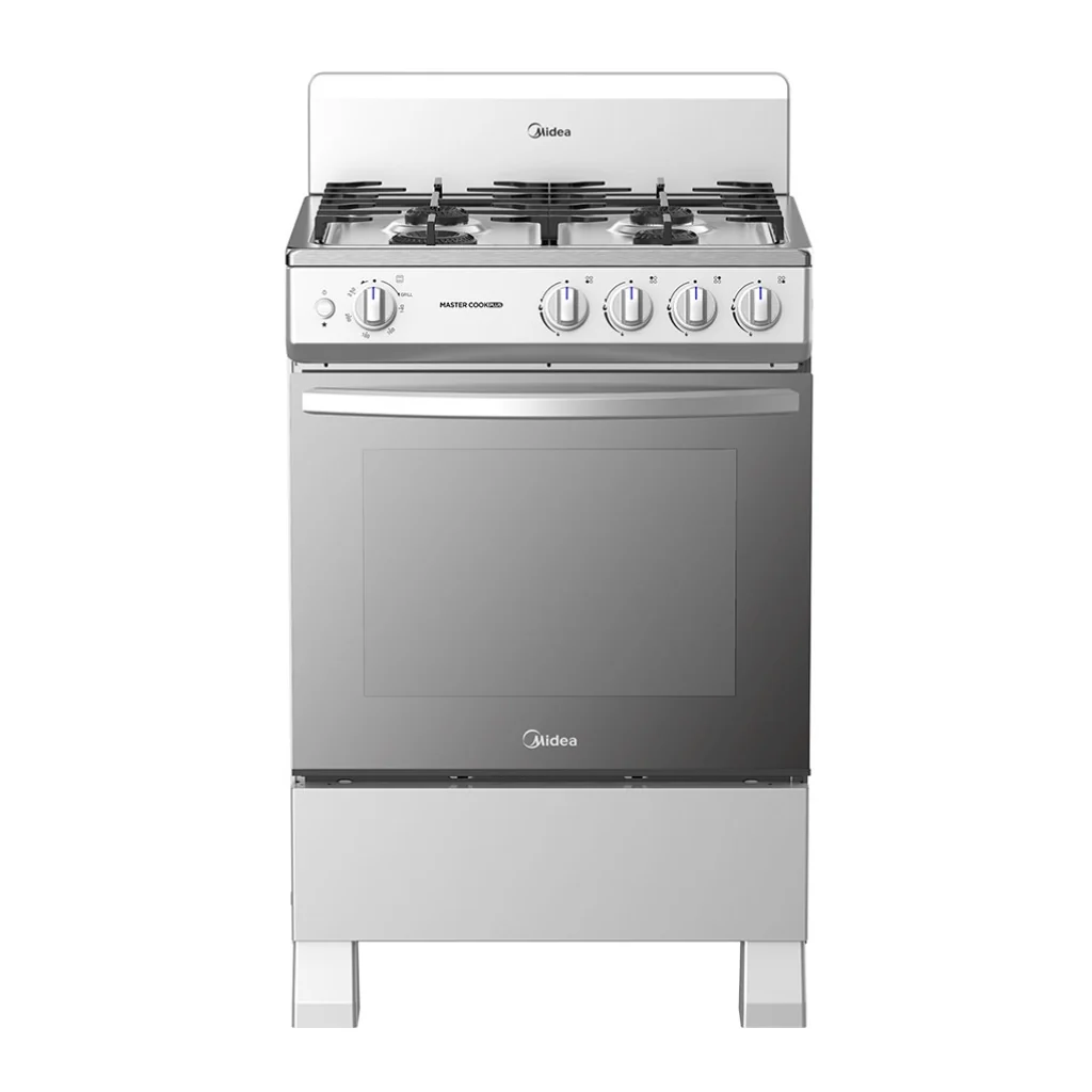 Cocina a Gas Midea 24" 4 Quemadores  MGS24FS1BIABG Acero Inoxidable - imagen 2
