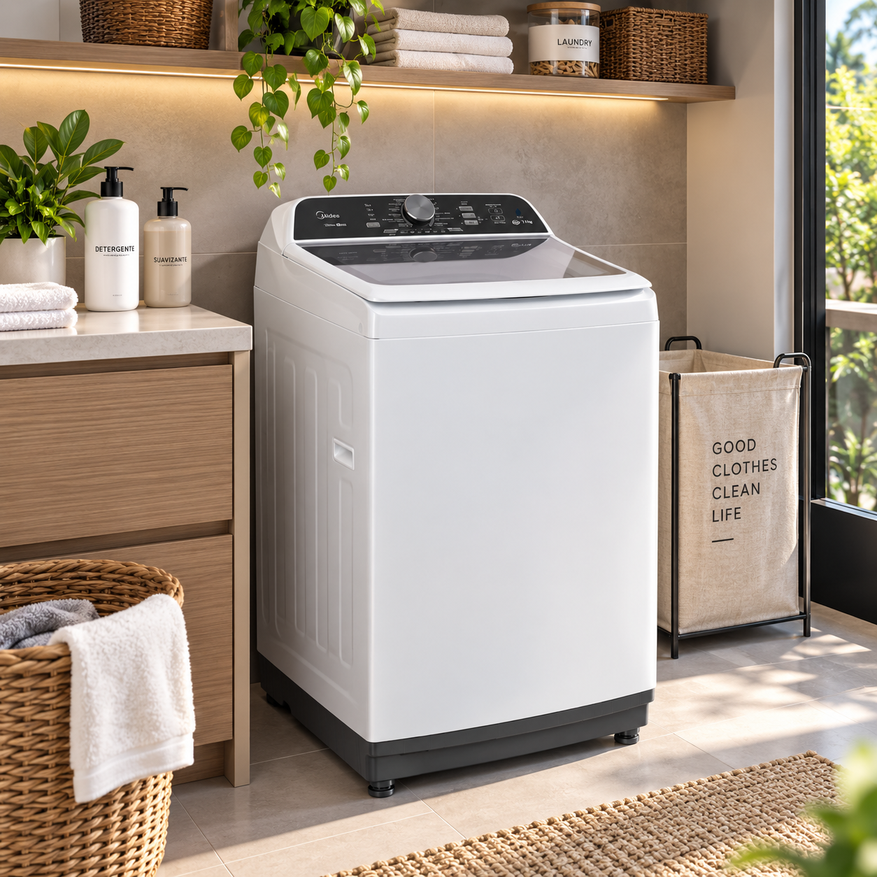 Lavadora Carga Superior Midea 17 kg MA500W170/W-CA Blanca - imagen 1