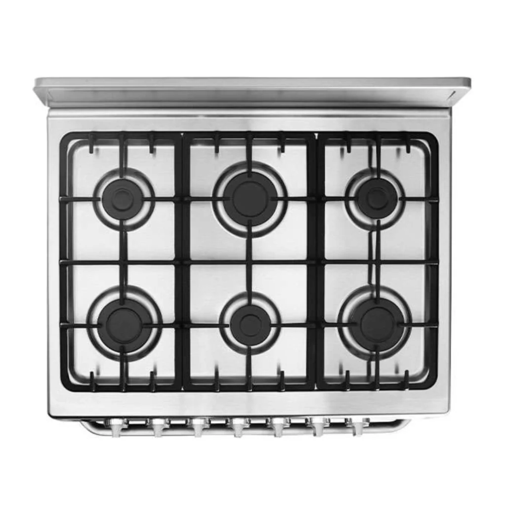 Cocina a Gas Midea 30" 6 Quemadores MGS30FS1BEABG Silver - imagen 7