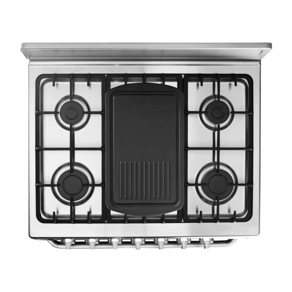 Cocina a Gas Midea 30" 6 Quemadores MGS30FS1BEABG Silver - imagen 8