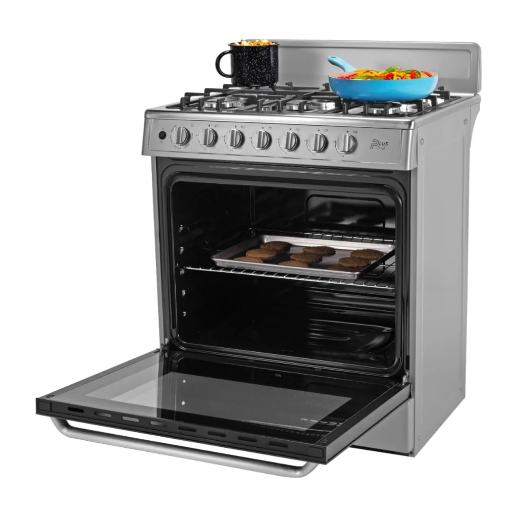 Cocina a Gas Midea 30" 6 Quemadores MGS30FS1BEABG Silver - imagen 9