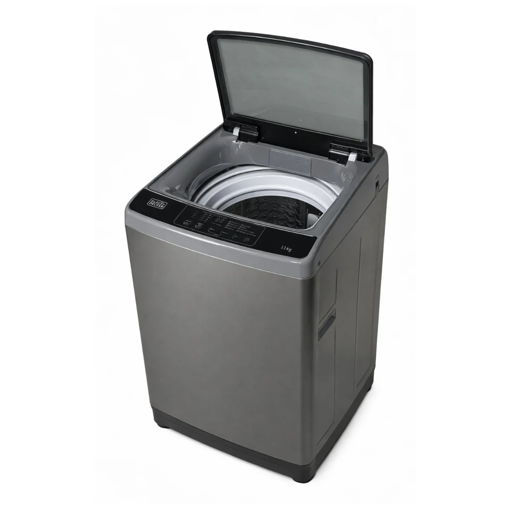 Lavadora Automática Black+Decker Carga Superior 11 Kg  BXWABH11TLS Silver - imagen 4