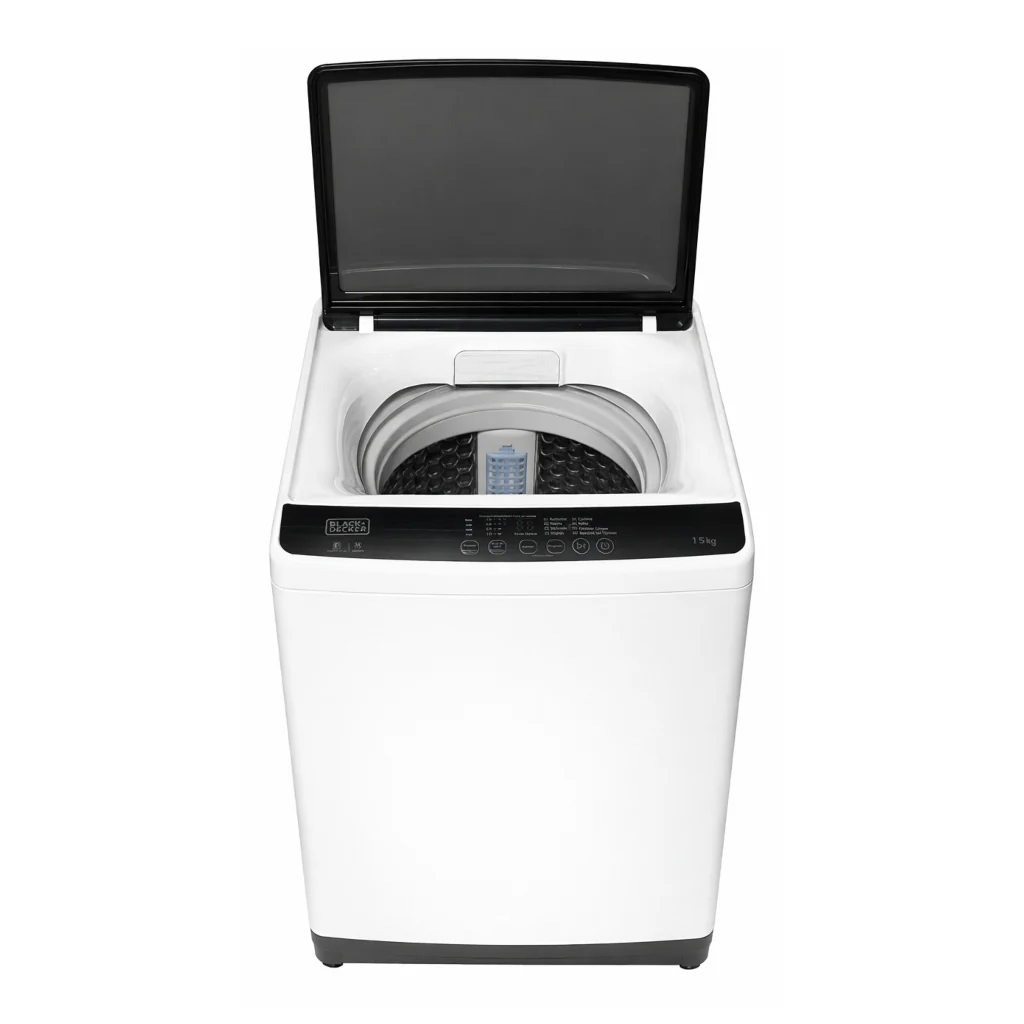 Lavadora Automática Black+Decker Carga Superior  15 Kg  BXWABH15TLW Blanco - imagen 2
