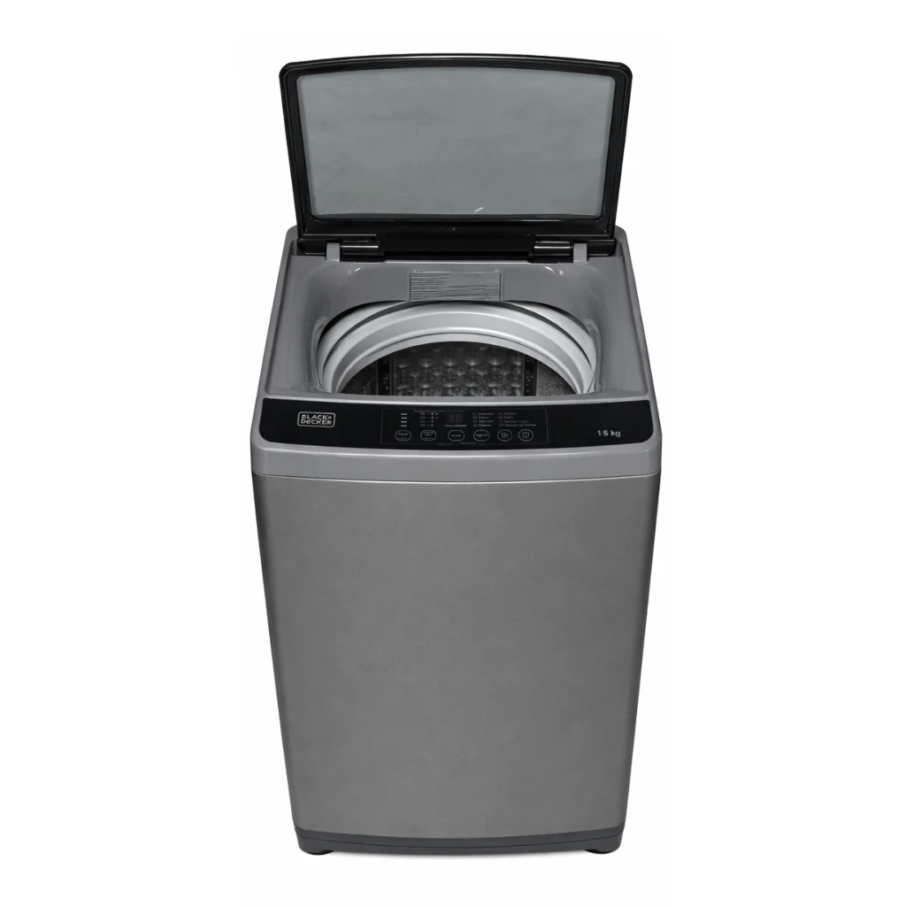 Lavadora Automática Black & Decker Carga Superior 15 Kg BXWABH15TLS Silver - imagen 3