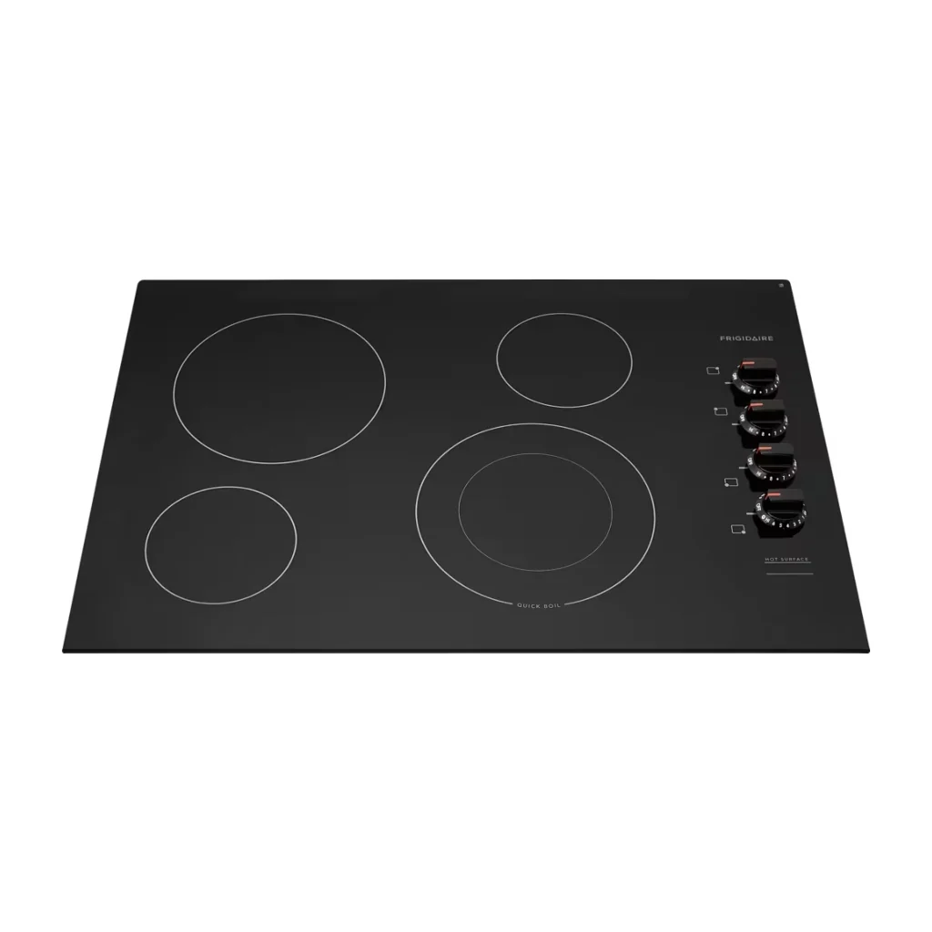 Plantilla Eléctrica Empotrable de Vitrocerámica Frigidaire 30"  4 Discos FFEC3025UB Negro - imagen 2