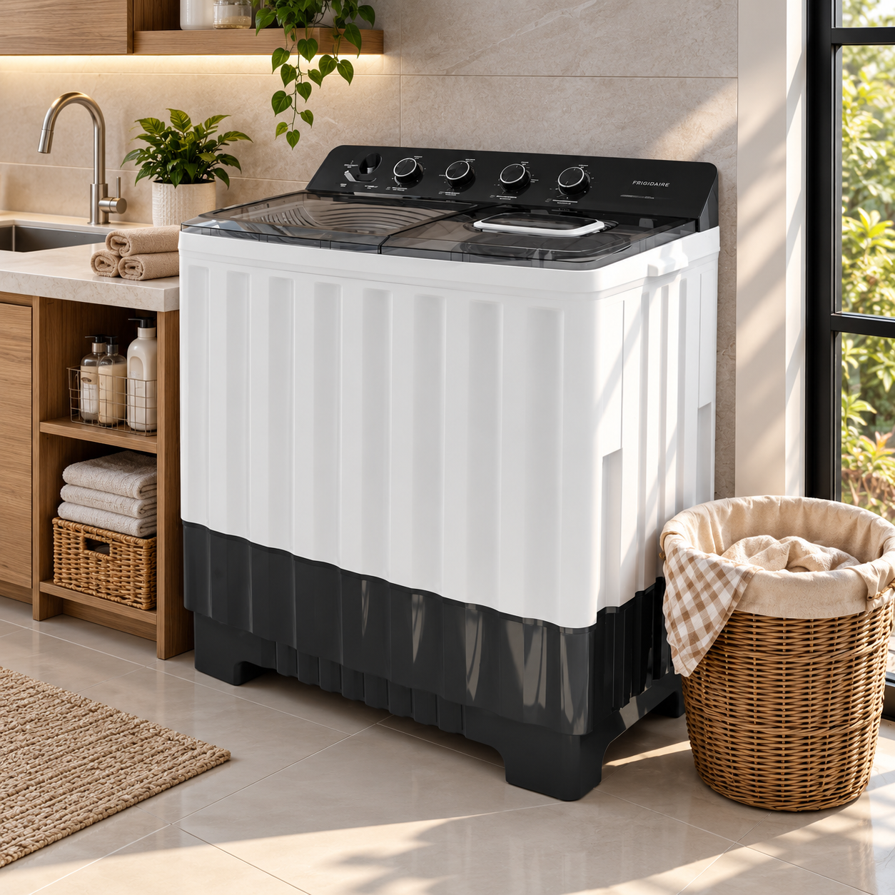 Lavadora Semiautomática Frigidaire 20 kg Doble Tina  FWTT20M4UBUZW Blanco - imagen 1