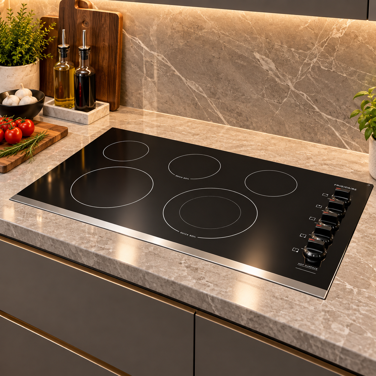 Plantilla Eléctrica Empotrable Frigidaire 36" 5 Discos Vitrocerámica FFEC3625US - imagen 1