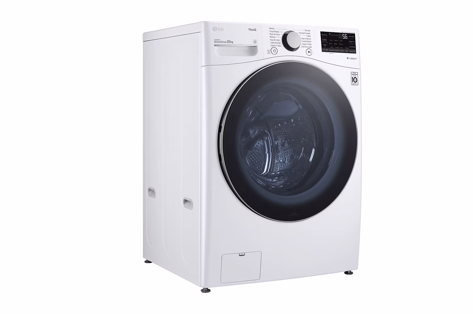 Lavadora Automática LG Carga Frontal  22 kg Blanca WM22WV26R - imagen 6