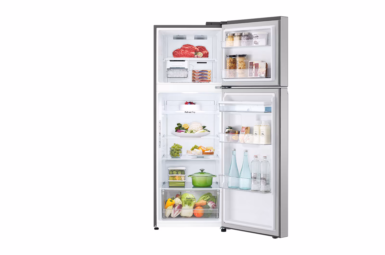 Refrigeradora LG 12 Pies Top Freezer VT34WPP Plateada - imagen 12