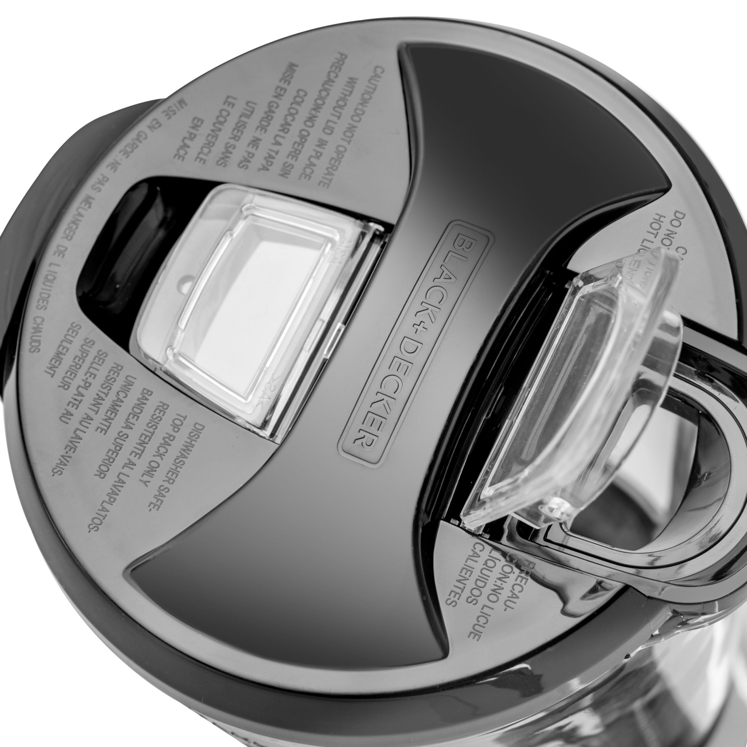 Licuadora Black + Decker Vidrio 1.5L  Vaso Personal  BL1840MS Gris - imagen 4