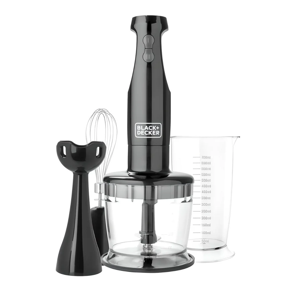 Batidora Black + Decker Inmersión 3 en 1 2 Velocidades  HB2800B Negra - imagen 2