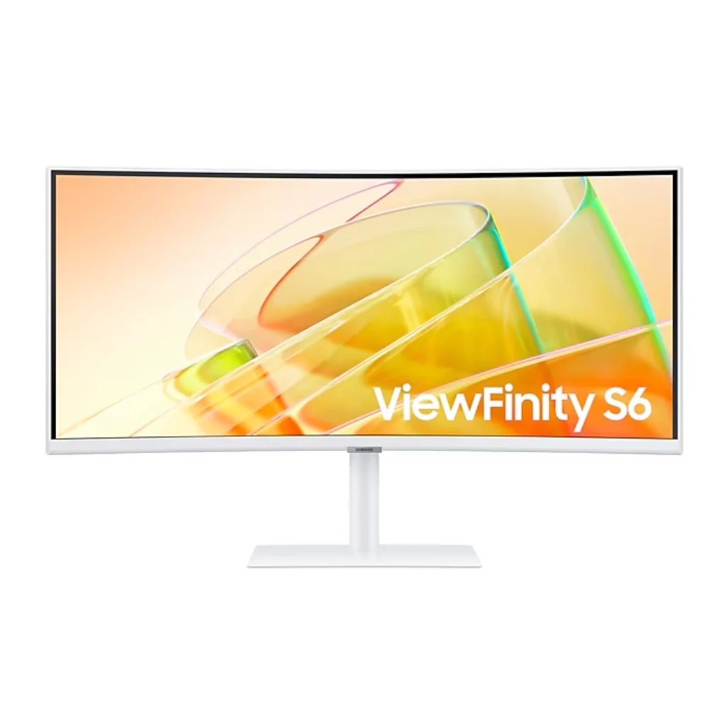  Monitor Curvo Samsung ViewFinity S6 34" Ultra-WQHD 100Hz Thunderbolt 4  LS34C654TANXGO Blanco - imagen 3