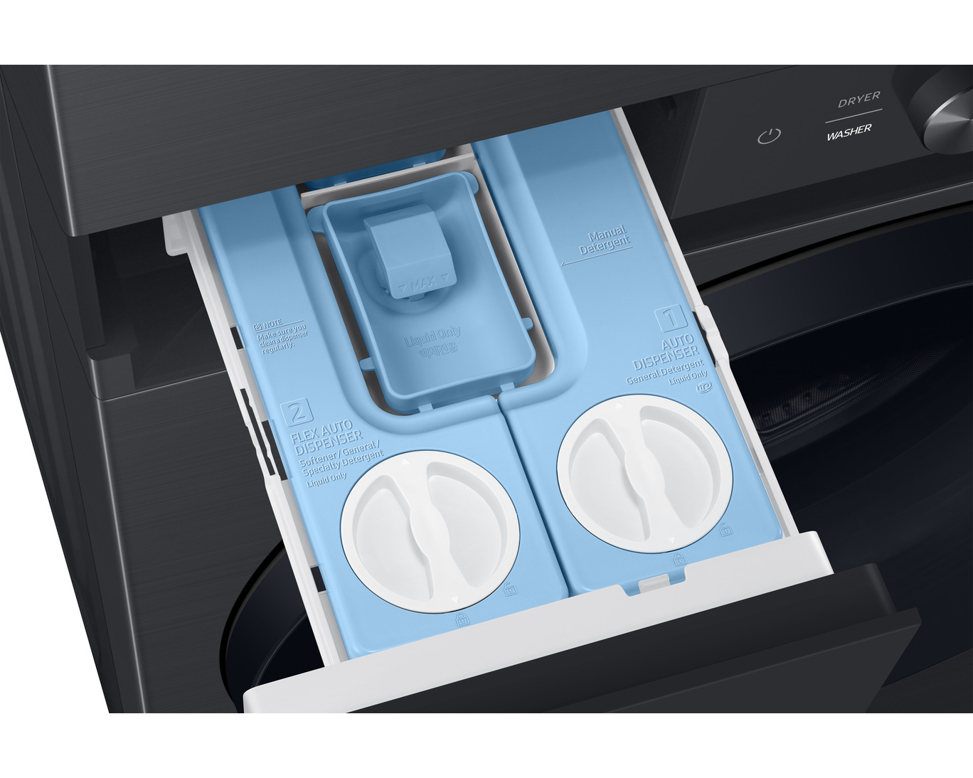 Centro de Lavado a Gas Samsung Bespoke 22 kg  WH22DBH570PVAP Negro - imagen 10