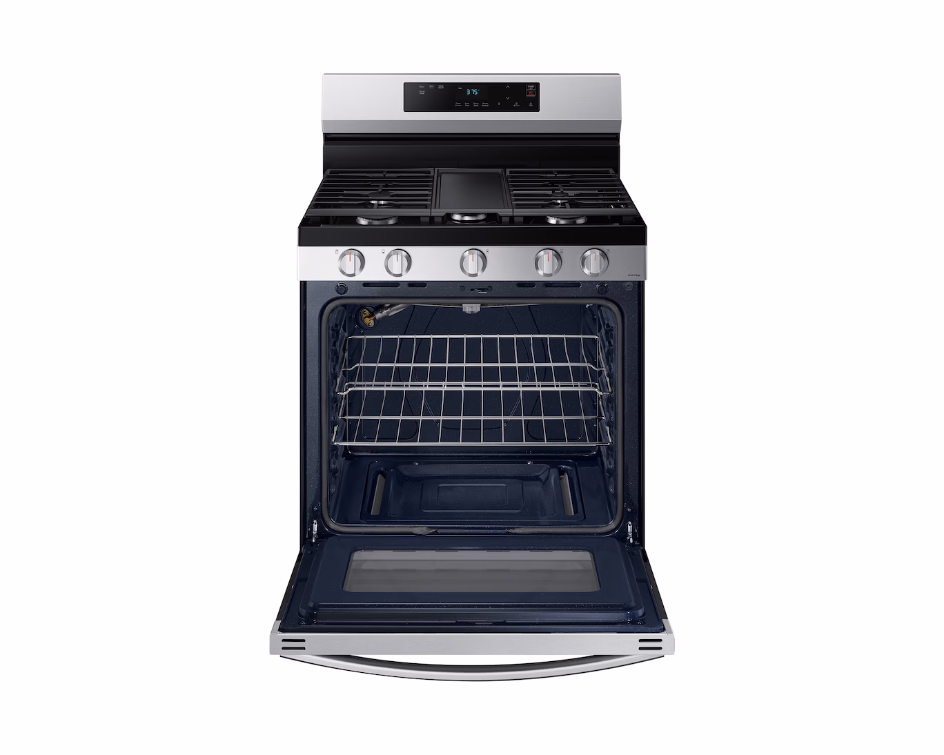 Cocina a Gas  Samsung 30" 5 Quemadores Horno Wi-Fi  Plancha NX60A6115SS/AP - imagen 9