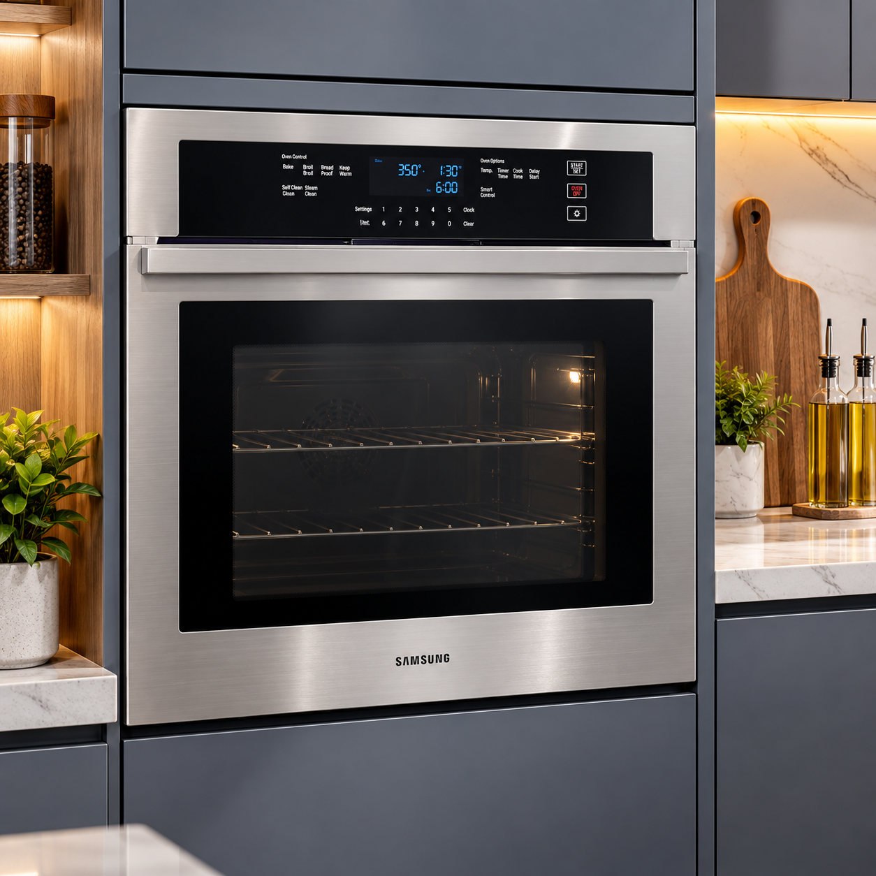 Horno Eléctrico Empotrable Samsung 30" Smart Wi-Fi Acero Inoxidable NV51T5511SS/AA - imagen 1