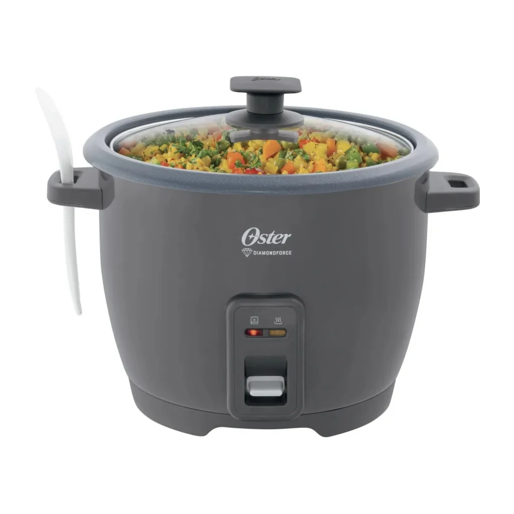 Olla Arrocera Oster 10 Tazas DiamondForce CKSTRCB10DFSKE Gris - imagen 3