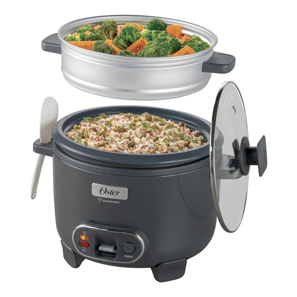 Olla Arrocera Oster  10 Tazas 3 en 1 Con Vaporera Y Sofrito  CKSTRC10DFSKE - imagen 3