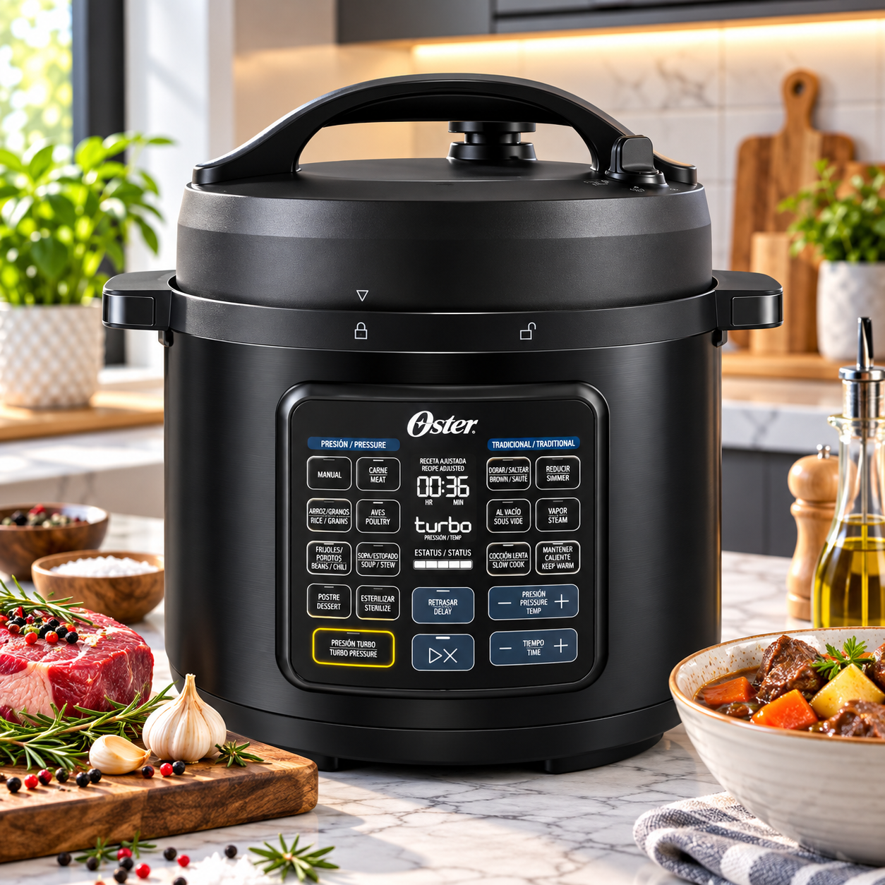 Olla Eléctrica  Multiuso Oster 5.7 L 14 Funciones CKSTPCECT57DF2CL - imagen 1
