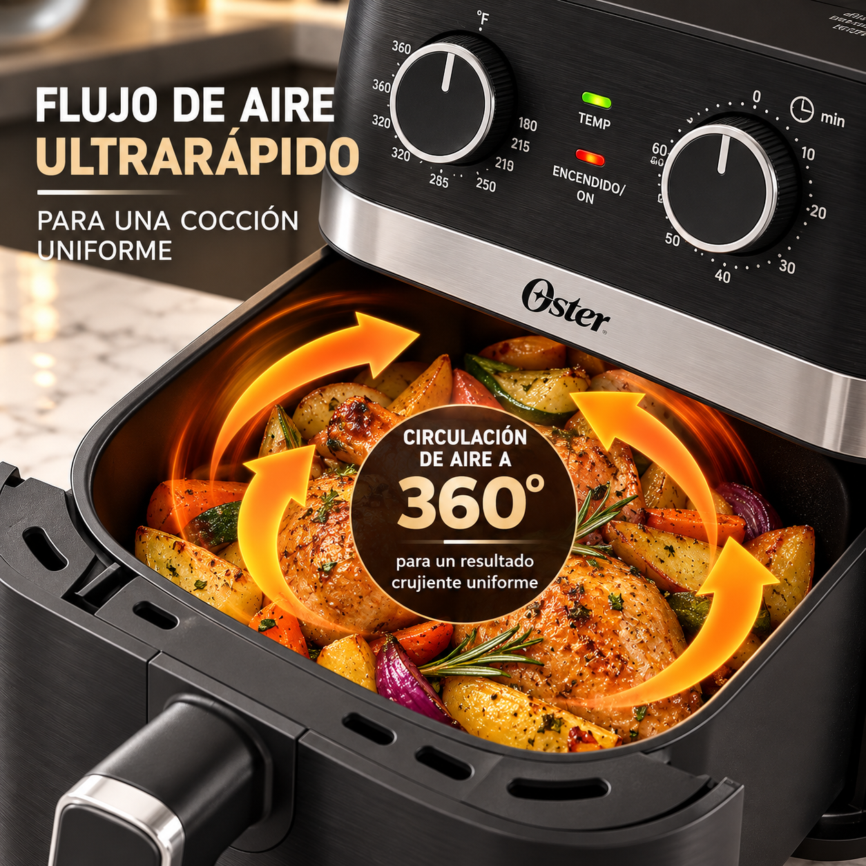 Freidora de Aire Oster 4 L Manual  CKSTAF401MDF - imagen 8