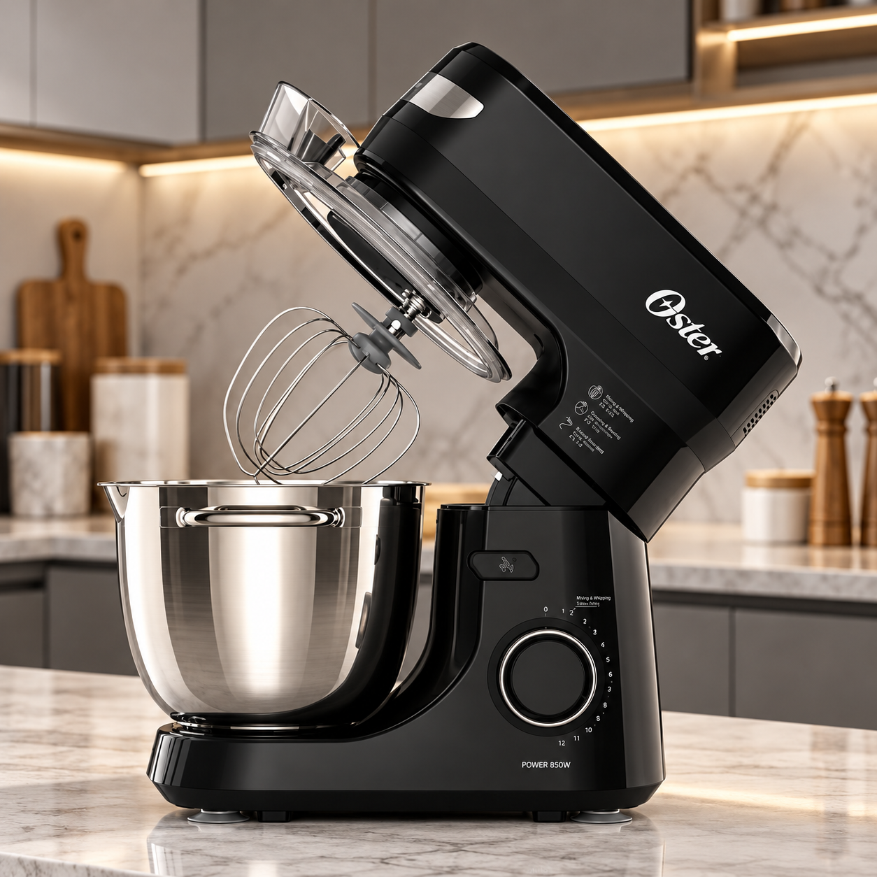 Batidora Planetaria de Pedestal Oster  Tazón 4L 850W FPSTSMPL2B Negro - imagen 1