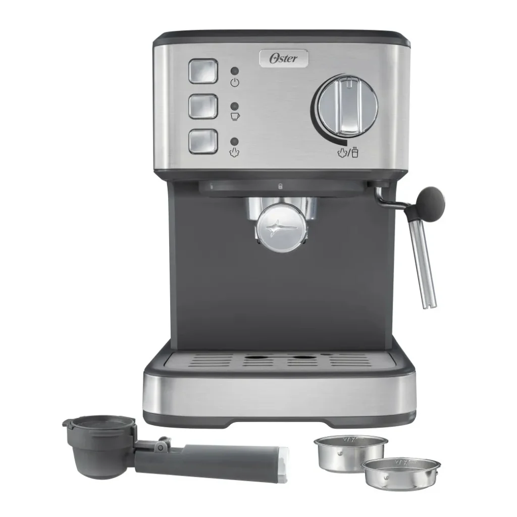 Cafetera de Espresso Oster Compacta de Acero Inoxidable BVSTEM5502 - imagen 4