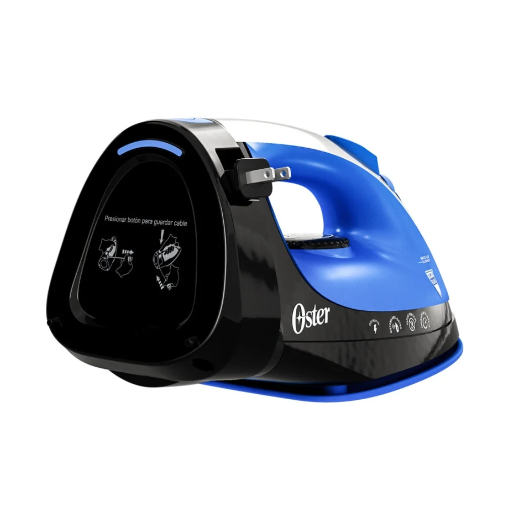  Plancha de Vapor Oster Cable Retráctil Aeroceramic GCSTBSRC202 Azul - imagen 4
